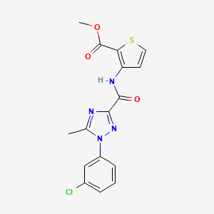 methyl 3-({[1-(3-chlorophenyl)-5-methyl-1H-1,2,4-triazol-3-yl]carbonyl}amino)-2-thiophenecarboxylate