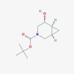 Rel-tert-butyl (1R,5R,6S)-5-hydroxy-3-azabicyclo[4.1.0]heptane-3-carboxylate