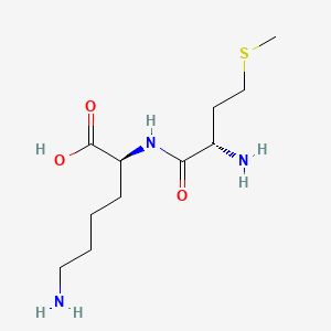 molecular formula C11H23N3O3S B1336571 Methionyl-Lysine CAS No. 45214-88-8