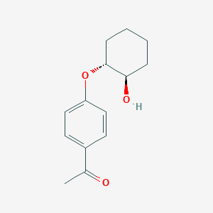 Rel-1-(4-(((1R,2R)-2-hydroxycyclohexyl)oxy)phenyl)ethan-1-one