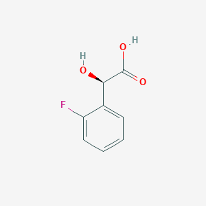 molecular formula C8H7FO3 B1336577 (R)-2-(2-氟苯基)-2-羟基乙酸 CAS No. 32222-48-3