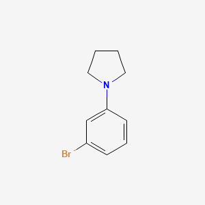 molecular formula C10H12BrN B1336579 1-(3-溴苯基)吡咯烷 CAS No. 219928-13-9