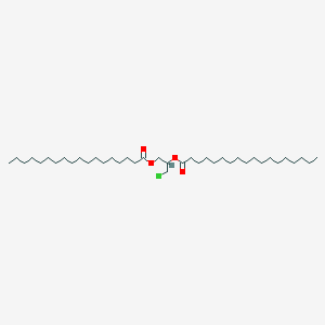 molecular formula C39H75ClO4 B133658 3-Chloropropane-1,2-diyl dioctadecanoate CAS No. 72468-92-9