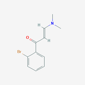 molecular formula C11H12BrNO B13365835 1-(2-Bromophenyl)-3-(dimethylamino)prop-2-en-1-one 