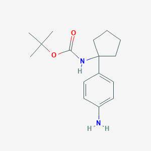 tert-Butyl (1-(4-aminophenyl)cyclopentyl)carbamate