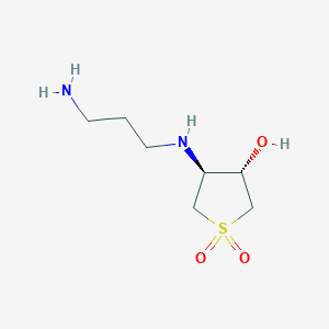 (3S,4S)-3-((3-Aminopropyl)amino)-4-hydroxytetrahydrothiophene 1,1-dioxide