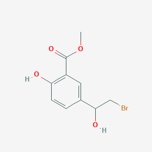 Methyl 5-(2-bromo-1-hydroxyethyl)-2-hydroxybenzoate