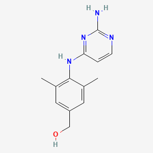 (4-((2-Aminopyrimidin-4-yl)amino)-3,5-dimethylphenyl)methanol