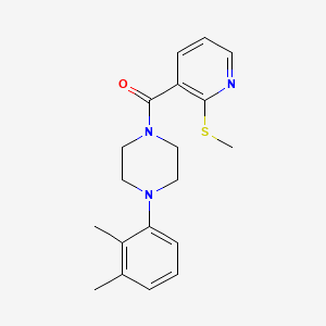 1-(2,3-Dimethylphenyl)-4-[2-(methylsulfanyl)pyridine-3-carbonyl]piperazine