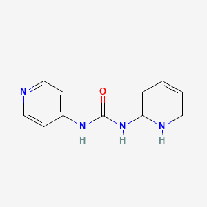 1-(Pyridin-4-yl)-3-(1,2,3,6-tetrahydropyridin-2-yl)urea