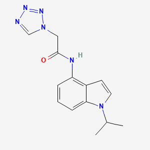 N-(1-isopropyl-1H-indol-4-yl)-2-(1H-tetraazol-1-yl)acetamide