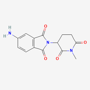 5-amino-2-(1-methyl-2,6-dioxopiperidin-3-yl)-2,3-dihydro-1H-isoindole-1,3-dione