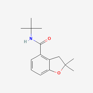 N-(tert-butyl)-2,2-dimethyl-2,3-dihydro-1-benzofuran-4-carboxamide