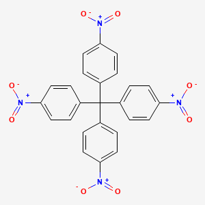 molecular formula C25H16N4O8 B1336605 四(4-硝基苯基)甲烷 CAS No. 60532-62-9