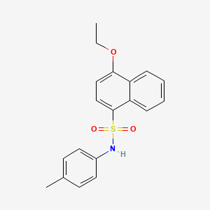 4-ethoxy-N-(4-methylphenyl)-1-naphthalenesulfonamide