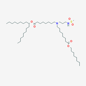 Heptadecan-9-yl 8-((3-(methylsulfonamido)propyl)(8-(octyloxy)-8-oxooctyl)amino)octanoate