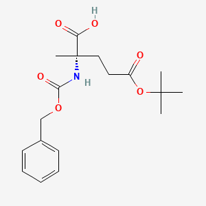 (S)-2-(((Benzyloxy)carbonyl)amino)-5-(tert-butoxy)-2-methyl-5-oxopentanoic acid