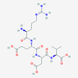 molecular formula C20H35N7O9 B1336611 H-Arg-Glu-Asp-Val-OH 