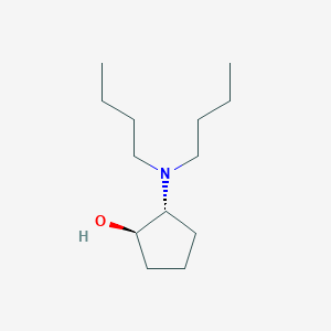 molecular formula C13H27NO B13366120 (1R,2R)-2-(dibutylamino)cyclopentan-1-ol 