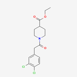 Ethyl 1-[(3,4-dichlorophenyl)acetyl]-4-piperidinecarboxylate