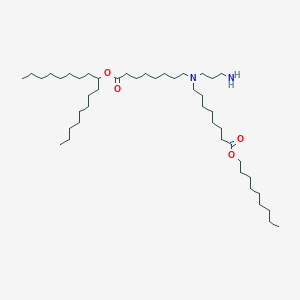 Heptadecan-9-yl 8-((3-aminopropyl)(8-(nonyloxy)-8-oxooctyl)amino)octanoate