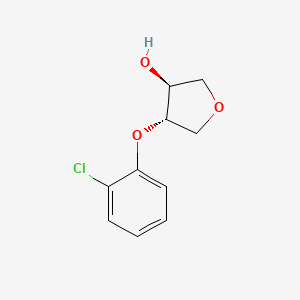 Rel-(3S,4S)-4-(2-chlorophenoxy)tetrahydrofuran-3-ol