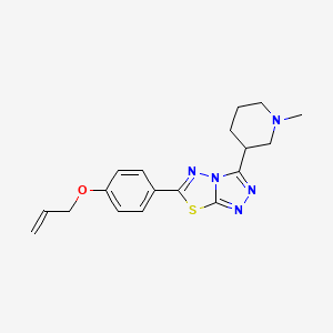 6-[4-(Allyloxy)phenyl]-3-(1-methyl-3-piperidinyl)[1,2,4]triazolo[3,4-b][1,3,4]thiadiazole