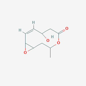 7-Hydroxy-3-methyl-4,11-dioxabicyclo[8.1.0]undec-8-en-5-one