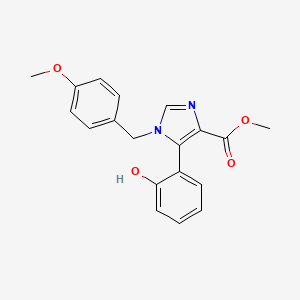 methyl 5-(2-hydroxyphenyl)-1-(4-methoxybenzyl)-1H-imidazole-4-carboxylate