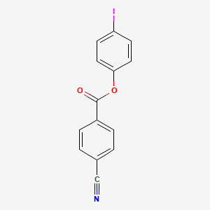 Benzoic acid, 4-cyano-, 4-iodophenyl ester