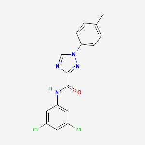 N-(3,5-dichlorophenyl)-1-(4-methylphenyl)-1H-1,2,4-triazole-3-carboxamide