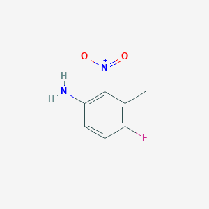 molecular formula C7H7FN2O2 B1336665 4-Fluoro-3-methyl-2-nitroaniline CAS No. 147285-88-9