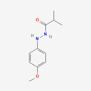 molecular formula C11H16N2O2 B1336668 N'-(4-methoxyphenyl)isobutyrohydrazide CAS No. 66390-61-2
