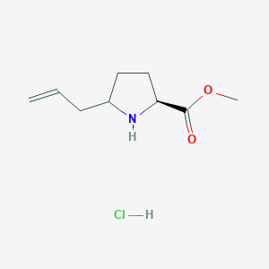 Methyl (2S)-5-allylpyrrolidine-2-carboxylate hydrochloride