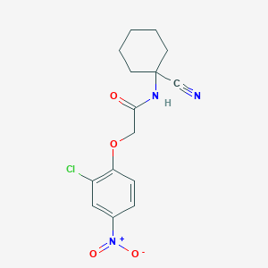 2-(2-chloro-4-nitrophenoxy)-N-(1-cyanocyclohexyl)acetamide