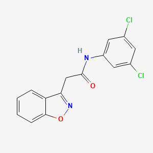 2-(1,2-benzisoxazol-3-yl)-N-(3,5-dichlorophenyl)acetamide