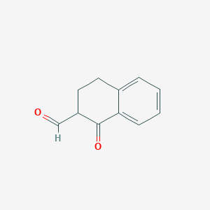 molecular formula C11H10O2 B1336679 1-Oxo-1,2,3,4-tetrahydronaphthalene-2-carbaldehyde CAS No. 50493-08-8