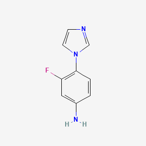 3-fluoro-4-(1H-imidazol-1-yl)aniline