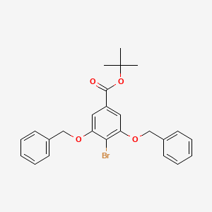 tert-Butyl 3,5-bis(benzyloxy)-4-bromobenzoate