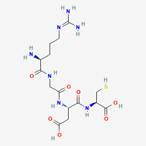 molecular formula C15H27N7O7S B1336691 H-Arg-Gly-Asp-Cys-OH CAS No. 109292-46-8