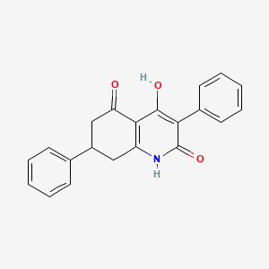 4-hydroxy-3,7-diphenyl-7,8-dihydro-2,5(1H,6H)-quinolinedione