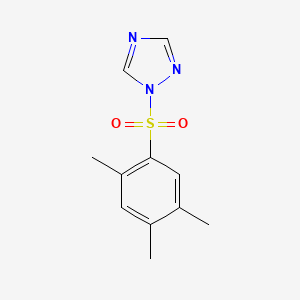 1-[(2,4,5-trimethylphenyl)sulfonyl]-1H-1,2,4-triazole