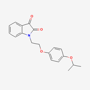 1-[2-(4-isopropoxyphenoxy)ethyl]-1H-indole-2,3-dione