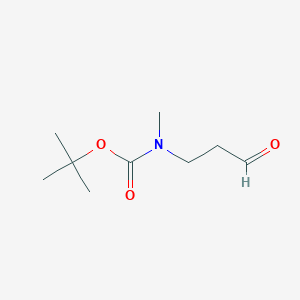 molecular formula C9H17NO3 B1336704 tert-Butyl methyl(3-oxopropyl)carbamate CAS No. 273757-11-2