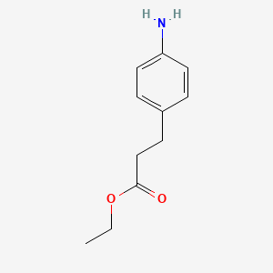 molecular formula C11H15NO2 B1336705 Ethyl 3-(4-aminophenyl)propanoate CAS No. 7116-44-1