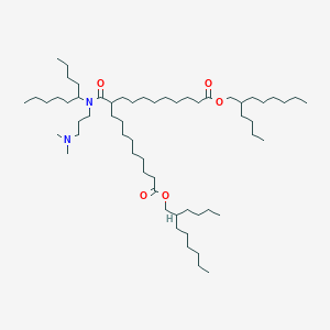 Bis(2-butyloctyl) 10-(decan-5-yl(3-(dimethylamino)propyl)carbamoyl)nonadecanedioate