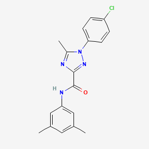 1-(4-chlorophenyl)-N-(3,5-dimethylphenyl)-5-methyl-1H-1,2,4-triazole-3-carboxamide