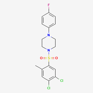 1-[(4,5-Dichloro-2-methylphenyl)sulfonyl]-4-(4-fluorophenyl)piperazine