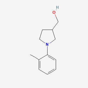 [1-(2-Methylphenyl)pyrrolidin-3-yl]methanol