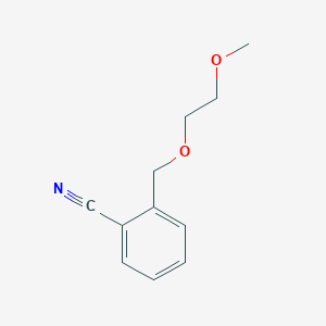 molecular formula C11H13NO2 B13367138 2-((2-Methoxyethoxy)methyl)benzonitrile 